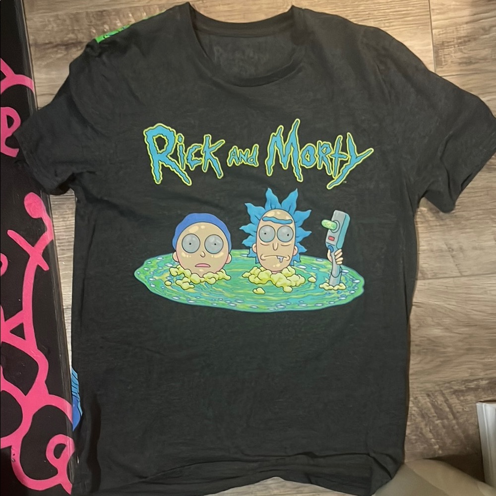 Rick and Morty Black Graphic T-Shirt